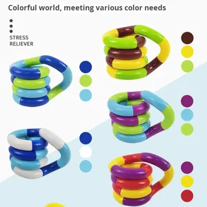 Rimovibile corda Fidget giocattolo di schiuma rilassare terapia ansia Stress sollievo per i bambini rullo tortuoso decompressione Fidget giocattolo - Product Image 4