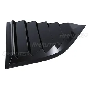 Volet de fenêtre de voiture pour Dodge Challenger 2008-2023, grille de ventilation latérale arrière, style XE V4, garniture de protection, pièces automobiles, noir brillant - Product Image 5