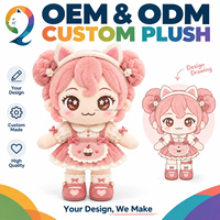 Peluche personnalisée en coton biologique, douce et écologique, jouet en peluche personnalisé, cadeau d'anniversaire, peluches OEM