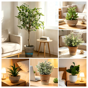 Olivo Artificial de Alta Simulación de 130 cm en Maceta de <span class=keywords><strong>Magnesia</strong></span> Gris, Planta de Olivo Artificial con Hojas Realistas y Frutos Negros, Decoración Verde para Interiores - Product Image 4