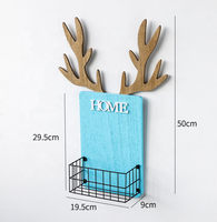 Étagère murale flottante carrée en fer à un seul niveau, durable, de Wekis Wholesale, design flexible, emballage en boîte, décoration de salon en bois