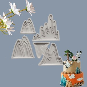 Chinese Style Mountain Fondant Mold 13.3x8.8 Cm Cake Decorating Tool For Baking And Chocolate Molding - Product Image 1