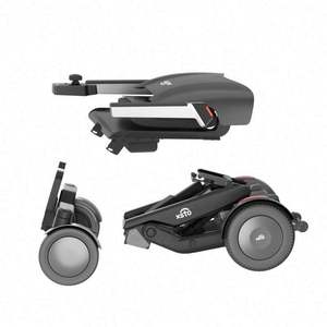 Silla de ruedas ligera alimentada por batería, silla de ruedas eléctrica todoterreno con joystick inteligente para discapacitados - Product Image 5