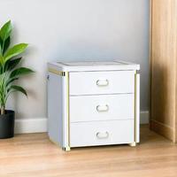 Meubles de chambre à coucher d'hôtel de luxe prix d'usine Table de chevet intelligente personnalisée