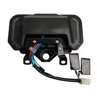 Moniteur pour trottinette électrique et VTT avec support d'installation, fonction NFC, affichage 48V/60V/72V pour moto et tricycle