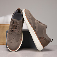 Zapatos Derby Transpirables para Hombre, Tejido Fly Knit, con Cordones, Plataforma Ligera, Antideslizantes, para Negocios, Uso Diario, Casuales, Oxfords, OEM, ODM, Venta al Por Mayor