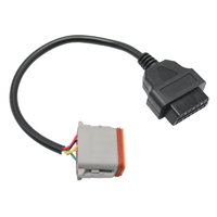 Cable Adaptador de Diagnóstico PC-8, Arnés de Comunicación OBD para Excavadoras, Compatible con Komatsu