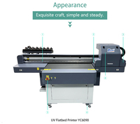 Máquina de Impresión UV Automática de PVC de Calidad China, Impresión en Madera, Fundas para Móviles, Máquina de Impresión UV de Cama Plana 6090
