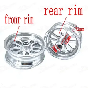 6.5 Inch Alloy Rims For Gasoline Scooter Tire Wheel Hub 90 65-6.5 110 50-6.5 Tyre Rims