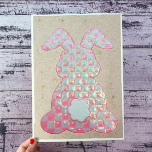 Sparkling DIY Bunny Iron-on Patch with <b>Sequins</b> & Rhinestones Embroidered Applique for Kid & Adult <b>Jacket</b> Backpack Decoration - Product Image 3