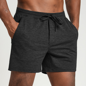 Shorts de sport en polyester pour hommes 2026, taille élastique en tricot texturé, confortables et décontractés pour le quotidien - Product Image 3