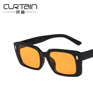 Gafas de Sol Cuadradas Rice Nail UV400 para Mujer, <span class=keywords><strong>Estilo</strong></span> de Celebridad de Internet, Nuevo <span class=keywords><strong>Estilo</strong></span> <span class=keywords><strong>Coreano</strong></span> <span class=keywords><strong>2021</strong></span>, Retro, Hip Hop, Personalizadas, a la Moda - Product Image 5