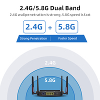 Router Inalámbrico de Doble Banda 2.4GHz 5.8GHz, Antena WiFi con Interfaz Roscada, 6dBi de Alta Ganancia, Omni Rubber Duck para AP, Cámara, OEM Personalizado