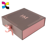 Großhandel gedruckt Logo und wunderbare Bilder Custom ized Colors Weihnachts papier Geschenk boxen