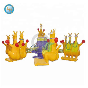 Machine à sauter kangourou d'extérieur pour centre commercial et parcs à thème Manèges de parc d'attractions en plastique et en métal - Product Image 1