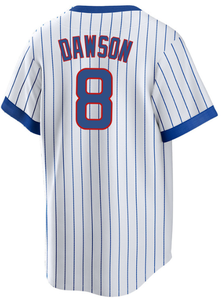 Vente en gros de maillots de baseball cousus en arrière Chicago 8 Andre Dawson 7 Dansby Swanson 24 Cody Bellinger - Product Image 2