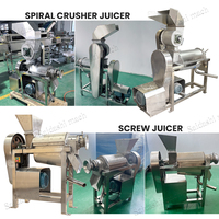 Machine industrielle d'extraction de jus de fruits en spirale, machine commerciale pour la fabrication de jus de fruits, presse-agrumes à froid