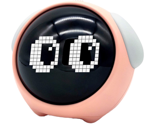 Thông minh ABS Chất liệu máy tính để bàn bàn đồng hồ đầy màu sắc LED hiển thị chức năng báo lại điều khiển bằng giọng nói cho nhà phòng khách văn phòng sử dụng - Product Image 3