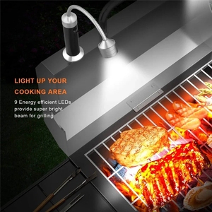 <span class=keywords><strong>Barbecue</strong></span> Magnétique Extérieur <span class=keywords><strong>Barbecue</strong></span> Led Grill Lumières Réglable Flexible Led 360 Degrés Résistant À La Chaleur Col De Cygne Lampes Lanterne - Product Image 4