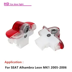 Projecteurs de Bienvenue LED pour Porte de Voiture, Lampes Fantômes, Lumière de Courtoisie, Accessoire pour <span class=keywords><strong>SEAT</strong></span> <span class=keywords><strong>Leon</strong></span> FR 1M MK1 Alhambra 7M Toledo 1M MK2 - Product Image 2
