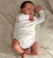 Poupées Bébé Reborn en Silicone Corps Entier, Moule Liquide, Douces pour Filles et Garçons Jumeaux, Tampon à Langer pour Nouveau-Nés