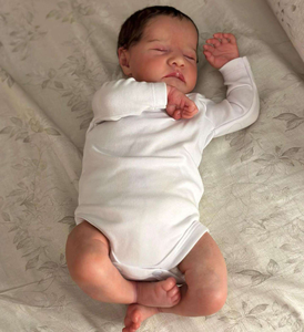 قالب سائل لكامل الجسم لحديثي الولادة بناتي أطفال ناعم يتدللون على شكل وسادة طفل توأم يولد من جديد دمى سيليكون - Product Image 6