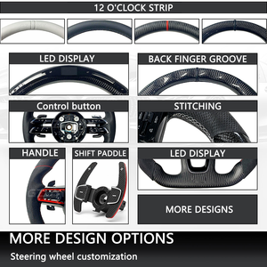 Volante de Cuero para <span class=keywords><strong>Mercedes</strong></span> Benz <span class=keywords><strong>Maybach</strong></span> W222 W223 S450 G500 G63 W167 GLS450, Nuevo Estilo - Product Image 5