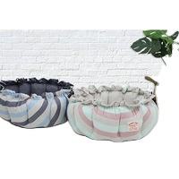 <span class=keywords><strong>Panier</strong></span> à beignets 2-en-1 en tissu Oxford pour animaux de compagnie avec coussin lavable et motif imprimé - Product Image 3