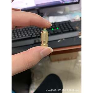 Buse en laiton 0,8 mm à filetage externe, pulvérisation atomisante haute pression, connecteur d'irrigation de jardin droit à 110 degrés - Product Image 4