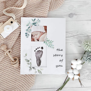 Offre Spéciale conception personnalisée couverture rigide avec fenêtre bébé livres premiers 5 ans mémoire <span class=keywords><strong>livre</strong></span> Photo Album <span class=keywords><strong>livre</strong></span> Journal Scrapbook - Product Image 5