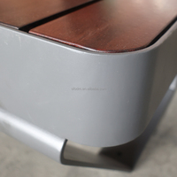 Mobilier de jardin extérieur personnalisé de luxe canapé d'angle sectionnel bon marché avec table basse pour cour utilisation hall