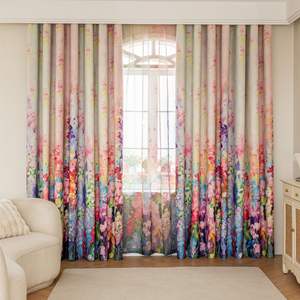 Cortinas Personalizadas de Estilo Moderno con Estampado para Balcón y Dormitorio, Cortinas Opacas Completas de Poliéster para el Hogar - Product Image 6