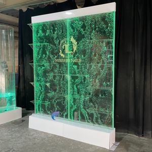 Mur de bulles d'eau dansantes à LED avec musique programmée, couleurs RVB, pour cloison, décoration de bar à domicile - Product Image 4