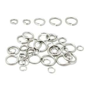 แหวนวงเปิดสแตนเลส Anno Jewelry หลายขนาด สำหรับทำสร้อยข้อมือ สร้อยคอ อุปกรณ์ทำเครื่องประดับ - Product Image 4