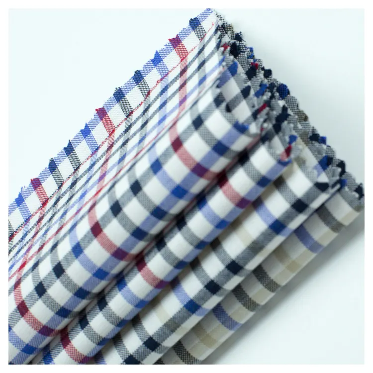 100 Cotton Oxford Fabric Textile Fabric Wholesale Stock Yarn Dyed Oxford 100% Cotton Fabric Shirt Cloth