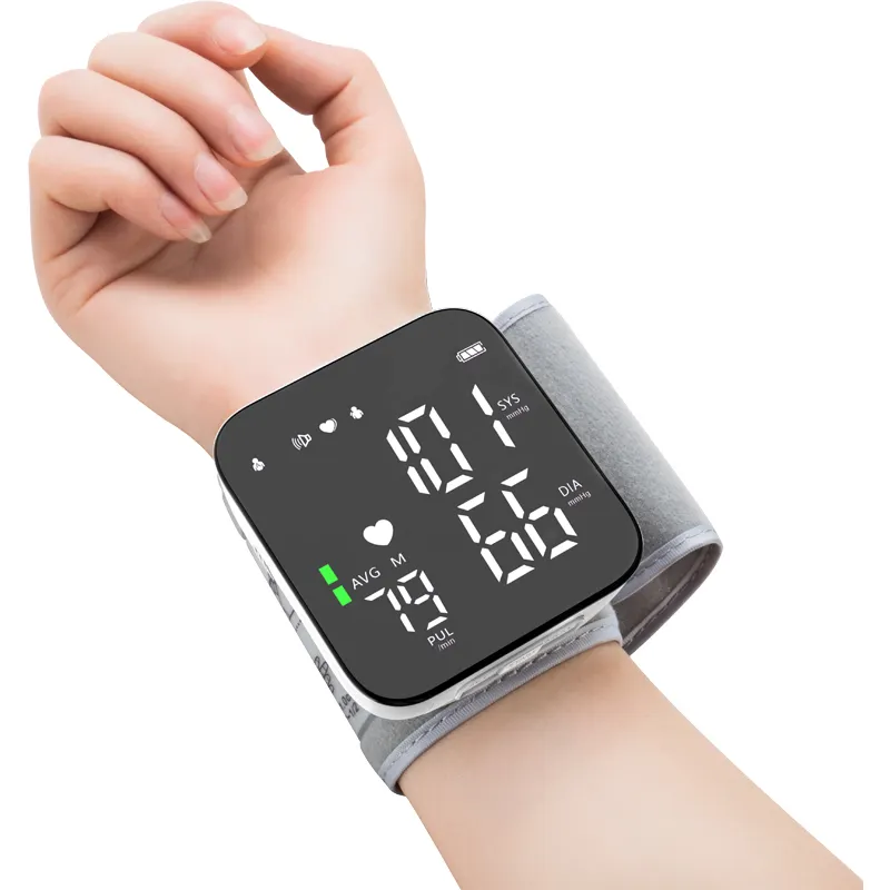 Health Equipment Digital Wrist Blood Pressure Monitor LED Display 90 Groups Of Memory Economic BPM Manufacturer
