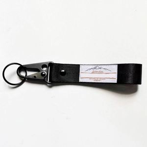 <b>Custom</b> logo Nylon Lanyard <b>Keychain</b> Wristlet Carabiner Tactical Metal Hook <b>Keychain</b> - Product Image 5