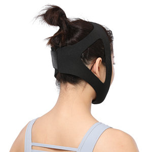 Black Triangle Anti-Schnarch schutz mit verstellbarem Kinnriemen Schnarch <span class=keywords><strong>stopper</strong></span> Backen gürtel für CPAP-Benutzer - Product Image 5