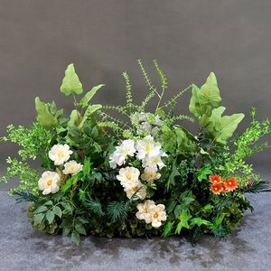 L-070 Composizione Floreale in Seta Fatta a Mano Riutilizzabile per Decorazioni di Matrimoni e Feste - Product Image 2