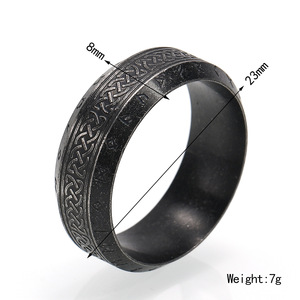 Vintage Style <b>Old</b> Smith Finish Men's Rings | Antique Stainless Steel Cross, Band, and Signet Rings in Sizes 8-13 List <b>Key</b> Words - Product Image 3