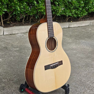 Brand Factory Hot Selling Handmade 38 Inch All Solid Guitar 4 <b>String</b> Tenor Acoustic Guitar - Product Image 1