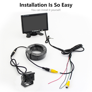 Xe tải/RV/Camper/xe thương mại 12V 24V AHD Camera + 7 "HD màn hình hệ thống xem phía sau - Product Image 4