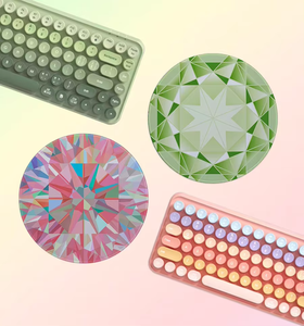Large Diamond Mouse <b>Pad</b> Minimalist Desk Mats Computer Mouse <b>Pad</b> Keyboard Mat Non-Slip <b>Gaming</b> Mouse <b>Pad</b> - Product Image 3