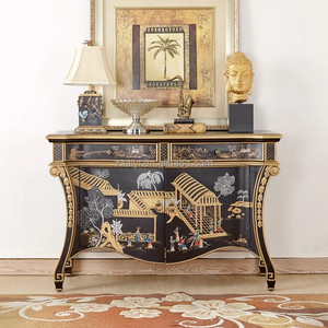 <span class=keywords><strong>Buffet</strong></span> chinois rétro, armoire de rangement <span class=keywords><strong>d</strong></span>écorative, armoire <span class=keywords><strong>d</strong></span>'entrée antique peinte à la main, <span class=keywords><strong>buffet</strong></span> classique sculpté personnalisé - Product Image 1