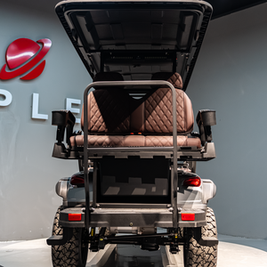 Voiturette de <span class=keywords><strong>golf</strong></span> électrique Kepler <span class=keywords><strong>ultra</strong></span>-silencieuse, à économie d'énergie, 6 places, avec châssis en acier robuste, sièges antidérapants, moteur AC, éclairage LED, certifiée CE/DOT - Product Image 5