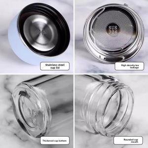Mini tasse en verre à double paroi, petite capacité, verre borosilicate transparent, tasse à thé isolée thermiquement, portable pour hommes, femmes, usage domestique - Product Image 4