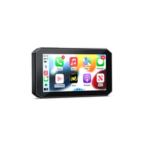 Navigateur GPS pour moto AOOCCI BX 5,5 pouces, caméra embarquée, détection d'angle mort intelligente BSD, enregistreur HD sans fil, étanche