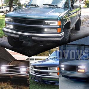 Faro LED y Señal de Giro LED Mejorados OVOVS para <span class=keywords><strong>Chevrolet</strong></span> <span class=keywords><strong>Silverado</strong></span> C1500 <span class=keywords><strong>2500</strong></span> 3500 1988-1998 - Product Image 6