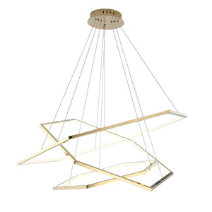 โคมไฟ LED สไตล์มินิมอลหลังยุคใหม่ สำหรับร้านอาหาร วิลล่าทันสมัย ดีไซน์สร้างสรรค์ คลับเฮาส์ โรงแรม ห้องนั่งเล่น สำนักงานขาย โคมไฟระย้า ใช้ไฟ AC - Product Image 6