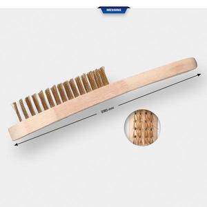 BRILLIANT TOOLS - BT706009 Cepillo de alambre de mano de latón con 4 filas 290 mm - EAN 4042146868584 FRENOS Y RUEDAS - Product Image 2
